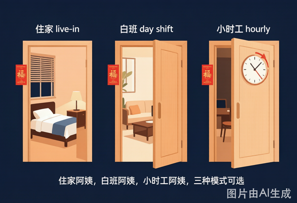 住家保姆vs白班保姆vs小时工——到底怎么选