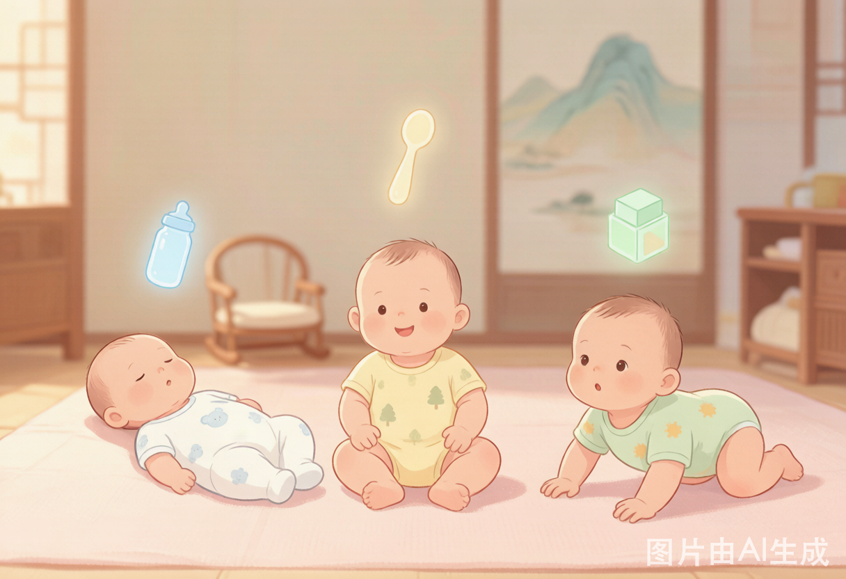 0-3/3-6/6-12月龄宝宝护理重点差异
