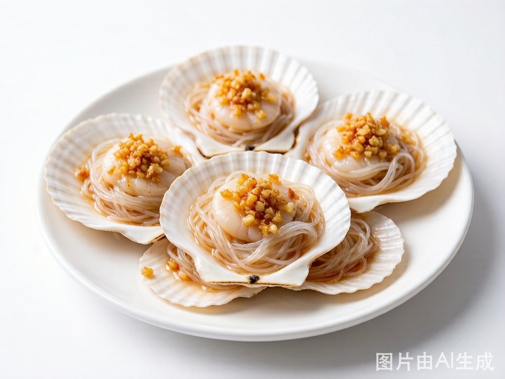 蒜蓉粉丝蒸扇贝