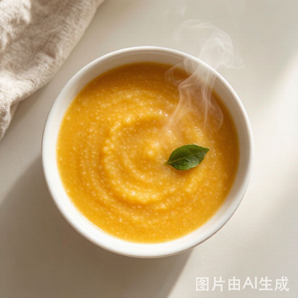 南瓜小米糊
